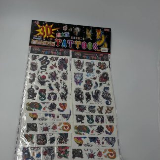 Набір тимчасових татуювань «3D Tattoos»