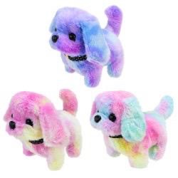 Собачки м'яка різнокольорова інтерактивна іграшка