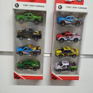 Набір машинок Alloy car 4шт Пікап
