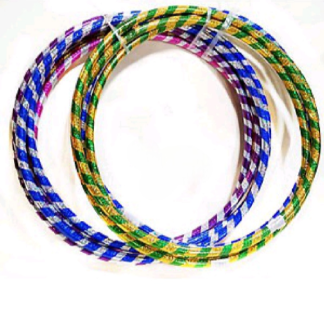 Обруч дитячий різнокольоровий у смужку