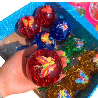 Стрибунці різнокольоровий з метеликом