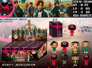 Фігурки героїв Гра Кальмарів сюрприз