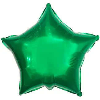 Фольгована повітряна куля Зірка Зелений 45 см