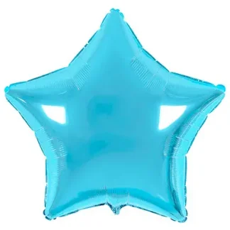 Фольгована повітряна куля Зірка Блакитний 45 см
