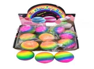 Антистрес Райдужні м'ячики гладкі