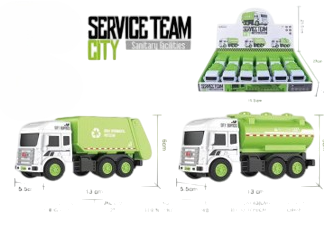Набір машинок Сміттєвоз Бензовоз