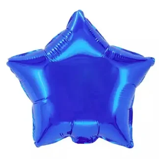 Фольгована повітряна куля Зірка Синій  45 см