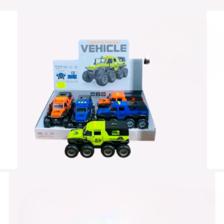 Набір машинок "Гоночні джипи" 6шт(18см) музичні