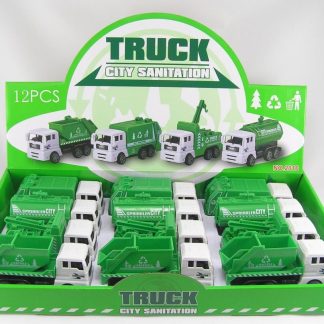 Набір машинок Будівельні 4 види зелені