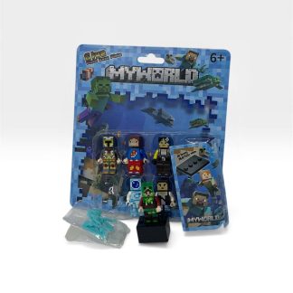 Набір іграшкових міні-фігурок у стилі Майнкрафт