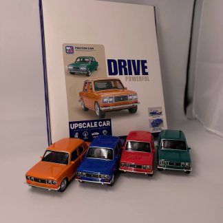 Набір інерційних машинок ВАЗ-2106 «Жигулі» (4 кольори), серія Drive Powerful