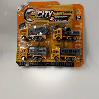 Набір спецтехніки City Engineering (4 машинки)