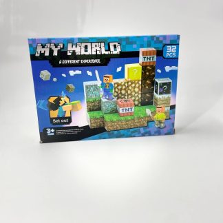 Конструктор My World «Блоки та герої», 32 деталі