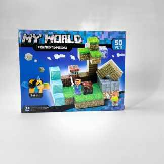 Конструктор My World «Крижана локація та дерево», 50 деталей