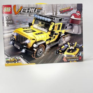 Конструктор-трансформер 2 в 1 «Jeep: Deformation Vehicle» з пусковою установкою