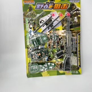 Великий ігровий набір Army Set: літак, танк, джип, фігурка солдата та зброя