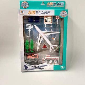Ігровий набір «Аеропорт» Airplane Cool Shape — Літак з аксесуарами та машинками