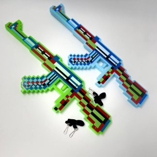 Дитячий ігровий автомат у піксельному стилі (Pixel Game Rifle) — Звукові та світлові ефекти