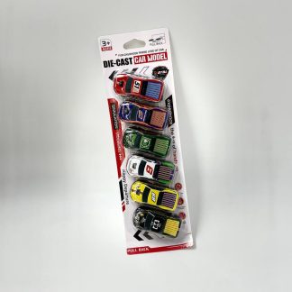 Набір металевих машинок «Die-Cast Car Model» — 6 колекційних моделей з інерційним механізмом