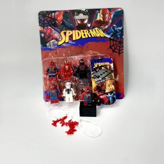 Набір ігрових фігурок «Spider-Man» — Колекція героїв та лиходіїв (6 мініфігурок з аксесуарами)
