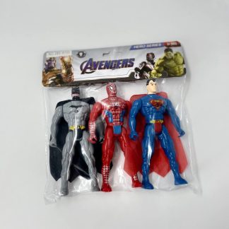 Набір ігрових фігурок «Avengers: Hero Series» — Супергерої (Бетмен, Людина-павук, Супермен)