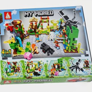 Конструктор My World 4в1 «Велике селище: Ферма та Пригоди»