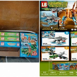 Power of Animals 4в1 — яскравий конструктор для дітей.