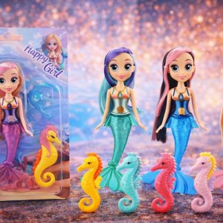 🧜‍♀️ Лялька-русалонька “Happy Girl” — чарівна іграшка для маленьких принцес!