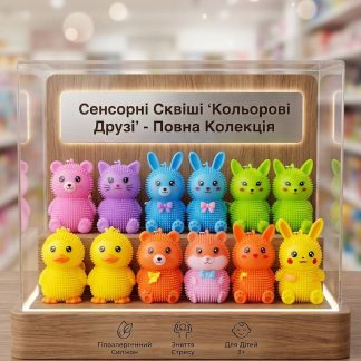 Сенсорні Сквіші «Кольорові Друзі» — Повна Колекція