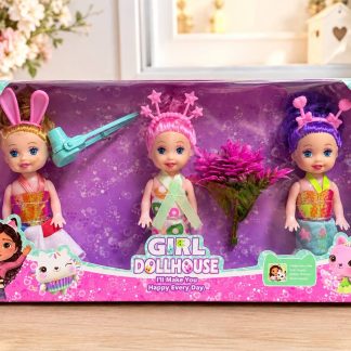 Набір ляльок Girl Dollhouse 3 в 1