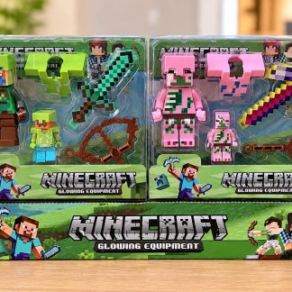 Набір фігурок Minecraft «Герої зі спорядженням»