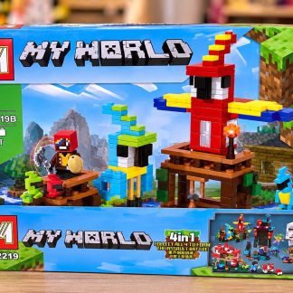 Конструктор My World «Будиночок папуг» 4 в 1