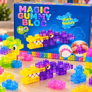 Конструктор із м’якого силікону «Magic Gummy Bloc» — 40 деталей