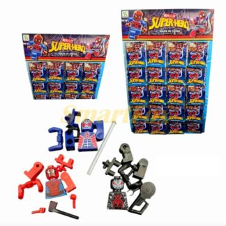 Фігурки-конструктор Super Hero на листі (20 шт.)
